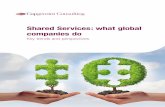 Shared Services: what global companies do - Capgemini · PDF fileoutsourcers in both ITO (IT outsourcing) ... Romania (Procurement Europe) ... Shared Services: what global companies