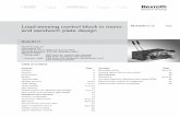 Load-sensing control block in mono - · PDF fileLoad-sensing control block in mono RA 64276/11.10 ... or 20 for purely mechanic model ... of Bosch Rexroth in our publication “Hydraulic