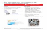 High Performance Pulse Train Output (PTO) With PRU-ICSS ... · PDF fileIndustrial SDK Product Folder • Contains PRU-ICSS Firmware in Source Code ... Note that in many cases the PLC
