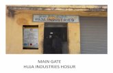 MAIN GATE HUJA INDUSTRIES HOSUR - DLW, …dlwdesign.org/DLW_VA/DOCUMENTS/376/HUJA PPT FOR DLW.pdfCertificate of Registration Huja Industries Housing Krishlugiri (Dist' India ISO 9001