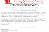 ONE STOP STAINLESS SHOP STAINLESS STEEL · PDF file · 2012-08-15E-Mail: sales@ www. .co.zaonestopstainlessshop Stainless steel Cable 4Ø ( 7x7) - Grade 316 R 11.00 per meter Stainless