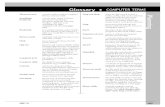 Glossary COMPUTER TERMS - · PDF fileBrowse (surf) randomly visit ... Glossary ! COMPUTER TERMS LINC 1-5 105 ... Retrieval chart a questionnaire or chart that has been designed to