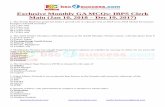 Exclusive Monthly GA MCQs: IBPS Clerk Main (Jan 10, 2018 ... · PDF fileExclusive Monthly GA MCQs: ... According to the data released by the central statistics ... the anticipated