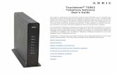 Touchstone TG862G/CT Telephony Gateway User's … Glossary. Export Regulations This product may not be exported outside the U.S. and Canada without U.S. Department of Commerce, ...