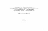 THEMATIC EVALUATION: GENDER INTEGRATION IN DISASTER ... Evaluation Report China... · i thematic evaluation: gender integration in disaster preparedness programs in asia and the pacific