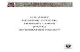 U.S. ARMY RESERVE OFFICER TRAINING CORPS (ROTC ... · PDF fileThe United States Army Reserve Officer Training Corps (ROTC) ... careers marked by distinction and unparalleled leadership.