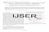 INCREASE OF TRANSIENT STABILITY OF THERMAL POWER · PDF fileIncrease of Transient Stability of Thermal Power Plant with Power System Stabilizer . ABSTRACT: This paper describes the