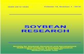 SOYBEAN RESEARCH S Meena, Baldev Ram and ... The ‘Soybean Research’ is indexed in Soybean Abstract of CAB International, ... structure and evolutionary lineage