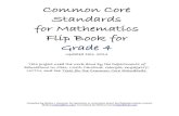 Common Core Standards for Mathematics Flip Book for Grade 4katm.org/flipbooks/4 FlipBook Final CCSS 2014.pdf · Common Core Standards for Mathematics Flip Book for Grade 4 Updated