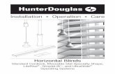 Installation Operation Care Blinds) Magnetic Valance Clips (Wood and Natural Elements Blinds) Hold-Down Bracket and Pin (Optional)2 Hold-Down Bracket and Pin (Optional ...