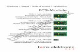 FCS-Module elektronik - Tams Elektronik - Elektroniktams-online.de/WebRoot/Store11/Shops/642f1858-c39b-4b7d-af86-f6a1... · tams elektronik FCS modules English 1. Getting started