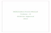Maharashtra Forest Manual Volume - II Draft for Approval 2013mahaforest.nic.in/act_rule_file/1363151832Maharashtra Forest Manual... · I Indian Forest Act, 1927 ... conversion of