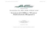 Office Water Intrusion Repairs IFB #2018-1420 AC Transit TABLE OF CONTENTS February 21, 2018 Oakland, CA SECTION 00 01 10 - …
