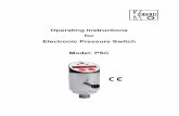 PSC - Digital Electronic Pressure Sensor Operating ... · PDF fileOperating Instructions for Electronic Pressure Switch Model: PSC . î Operating Instructions K03/0313 ... according