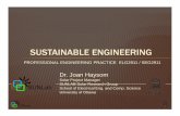 SUSTAINABLE ENGINEERING - University of Ottawatcl/.../JoanHaysomSustainableEngineering... · Dr. Joan Haysom Solar Project Manager SUNLAB Solar Research Group School of Electrical