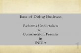 Ease of Doing Business - Department of Industrial Policy ...dipp.nic.in/sites/default/files/EoDB_MoUD_26April2017.pdf · Occupancy-cum-Completion Certificate ... for Local Body and