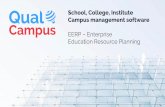 EERP Enterprise Education Resource Planningtektronixllc.ae/pdf/QualCampus-.pdf · software’ for institutes by Lokmat Group ... media wise • Reports of enquiry ... (PPT, PDF, Videos,