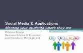 Social Media & Applications - Saddleback College | · PDF file · 2013-01-25Social Media & Applications Meeting your students where they are ... YouTube. YouTube. http: ... Mashable.