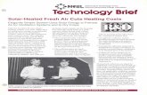 "Solar-Heated Fresh Air Cuts Heating Costs" Technology Brief.pdf · crop drying—a use that could prove ... air next to the absorber; that most ... Printed with a renewable source
