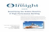 Quantifying the Hidden Benefits of High-Performance Building · PDF fileQuantifying the Hidden Benefits of High-Performance Building ... For the purpose of this report, the terms high