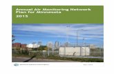 Annual Air Monitoring Network Plan for Minnesota 2015 · PDF fileAnnual Air Monitoring Network Plan for Minnesota 2015 May 2014 . Minnesota Pollution Control Agency 520 Lafayette Road