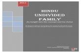 HINDU UNDIVIDED FAMILY - .xyzlibvolume8.xyz/.../assessmentofhinduundividedfamilynotes1.pdf · In a Mitakshara family every member born into the family acquires an interest in the