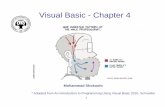 Visual Basic - Chapter 4 - UCRmshok002/IMEspring2013/Ch04.pdf · Visual Basic - Chapter 4 Mohammad Shokoohi * Adopted from An Introduction to Programming Using Visual Basic 2010,