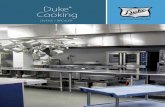 Duke Cooking - Duke Manufacturingdukemfg.com/.../3/2015/12/cooking-catalog-web.pdf · 2 COOKING Order Guide Contacts | Introduction 3 ... The heart of any foodservice operation is