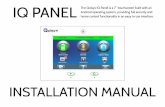 IQ PANEL The Qolsys IQ Panel is a 7” touchscreen built ... · PDF fileThe Qolsys IQ Panel is a 7” touchscreen built with an Android operating system, providing full security and