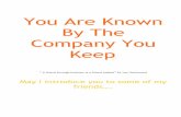 You Are Known By The Company You Keep · PDF fileDr Stephen Emmerson Convenor, Master of Music Senior Lecturer in Music Literature; Chamber Music; Keyboard Qualifications held: Doctor