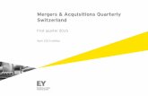 Mergers & Acquisitions Quarterly Switzerland - EY · PDF file3 09-Feb-15 Infront Sports & Media AG Dalian Wanda Group ... P/E (LTM) Financial ... Mergers & Acquisitions Quarterly Switzerland