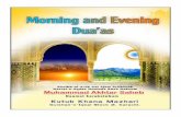 MORNING AND - Veiled Gems AND EVENING DUA’AS Shaikh-ul-Arab Wal Ajam Arifbillah Hazrat-e-Aqdas Maulana Shah Hakeem Muhammad Akhtar Saheb (Damat Barakaatuhum) Published By: Kutub