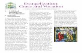 Evangelization: Grace and Vocation - Paterson, NJbishopserratelli.rcdop.org/...Grace_and_Vocation_English_Version.pdf · of Galilee teaching in their syna- ... Jesus’ mission is