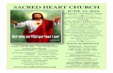 EUCHARISTIC ADORATION - Sacred Heart · PDF fileexit of the Church parking lot to Wilson Ave.* ... EUCHARISTIC ADORATION Visit our Adoration Chapel ... St. Paul in his letter to the