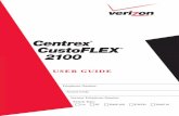 Centrex CustoFLEX 2100 -  · PDF fileCentrex ® CustoFLEX ® 2100 USER GUIDE Telephone Number ... Switch Type: n1A n5E nDMS 100 nEWSD nDMS 10 . 1 ... Billing Management Services