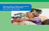 Total Knee Replacement and Rehabilitation - BSWHealth · PDF fileyour total knee replacement and rehabilitation ... Good nutrition is necessary for healing. ... food pyramid (mypyramid.gov