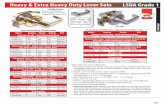 Heavy & Extra Heavy Duty Lever Sets LSDA Grade 1 · PDF file121 LSDA Grade 1 LSDA Grade 1 s R L DA Heavy & Extra Heavy Duty Lever Sets Meets ANSI A156.2 Series 4000 Grade 1. • Trim: