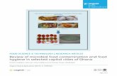 Review of microbial food contamination and food · PDF fileReview of microbial food contamination and food ... rice such as “waakye” and jollof rice (12%). Page 4 of 13 ... street