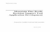 Mountain Pine Beetle Decision Support Tool Application ... · PDF fileBearberry / lichen/hairy wild rye b, c Any 1 ... cranberry / sarsaparilla / rhododendron e (d) SA ... Pine Beetle