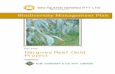 BIG ISLAND MINING PTY LTD - RW CORKERY & CO > · PDF file · 2013-05-28big island mining pty ltd biodiversity management plan ... roles and responsibility ... – water management