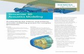 Simcenter 3D Acoustics Modeling -  · PDF fileSimcenter 3D Acoustics Modeling ... meshing for NX™ Nastran® software for ... tics, surface wrapping can be used to