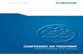 COMPRESSED AIR TREATMENT - National Air … DH refrigerant compressed air dryer BOGE DACZ air treatment unit BOGE DM membrane dryer +3 +7 +10 –20 –25 –40 –70 IMPURITIES AND