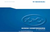 SCREW COMPRESSORS - Boge Sales ˜˚˛˝˙ˆˇ˘ ˙ ˝˙ˆˇ˘˙ ˚˙ ˚˘ Compressed air with a method: Modules of the BOGE C-series. Screw compressor Compressed air receiver Refrigerant