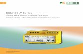 RCM475LY Series - BENDER Series Ground Fault Monitor / Ground Fault Relay Grounded and High-Resistance Grounded AC Systems 4 Technical Bulletin ... DIN …