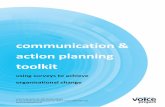 communication & action planning toolkit - Voice Project Project Communication and... · communication & action planning toolkit ... 4 1. feedback results ... has the opportunity to