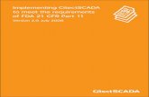 Implementing CitectSCADA - controsys.hucontrosys.hu/download/Citect/CitectScadaFDA21CFR.pdf · This document is a guide to how to configure Citect to meet each ... helps system administrators