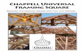 Chappell Universal Framing Square - Fox Maple School of ... · PDF fileOne might question how the carpenters for the ... Chappell Universal Framing Square Description 8 Description