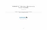 SIRIUS Device Recovery User · PDF filep. 1 SIRIUS™ Device Recovery User Guide Version 2.0.0 SIRIUS Stiletto Personal Satellite Radios: SL2, SL100, and SL10 Final - revised 12.12.2007