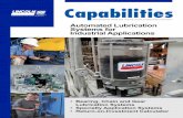 Automated Lubrication Systems for Industrial · PDF fileAutomated Lubrication Systems for Industrial Applications ... generation, automotive and ... systems eliminate drum disposal
