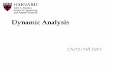 Dynamic Analysis - seas.harvard.edu Chong, Harvard University Dynamic Analysis •Analysis of the properties of a running program •Static analysis typically ﬁnds properties that